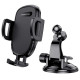Автотримач для телефона BOROFONE BH37 Route push type suction cup car holder Black (6931474738486)