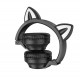 Бездротові накладні навушники BOROFONE BO18 Cat ear BT headphones Black (6974443384949)