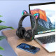 Бездротові накладні навушники BOROFONE BO18 Cat ear BT headphones Black (6974443384949)