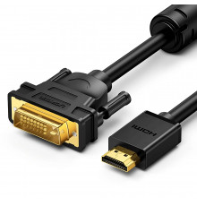 Кабель UGREEN HD106 HDMI to DVI Cable 2m (Black) (UGR-10135) (UGR-10135)