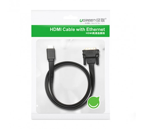 Кабель UGREEN HD106 HDMI to DVI Cable 2m (Black) (UGR-10135) (UGR-10135)