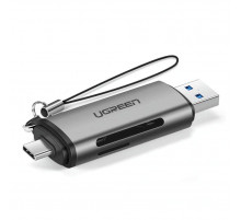 Кардрідер UGREEN CM185 USB-C/USB-A Card Reader (UGR-50706) (UGR-50706)