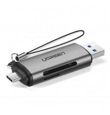 Кардрідер UGREEN CM185 USB-C/USB-A Card Reader (UGR-50706) (UGR-50706)