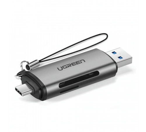 Кардрідер UGREEN CM185 USB-C/USB-A Card Reader (UGR-50706) (UGR-50706)