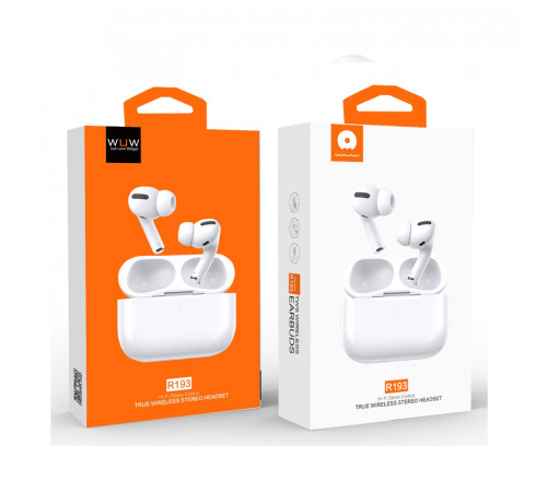 Бездротові навушники TWS WUW R193 White (6972573336418)
