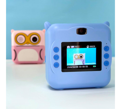 Дитяча фотокамера D2 з фронтальною камерою та функцією друку
