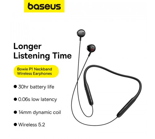Навушники Baseus Bowie P1 Neckband Sport (A00025800113-Z1)