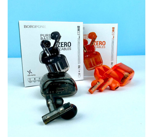 Бездротові навушники Borofone BW23 Crystal bean Transparent Edition