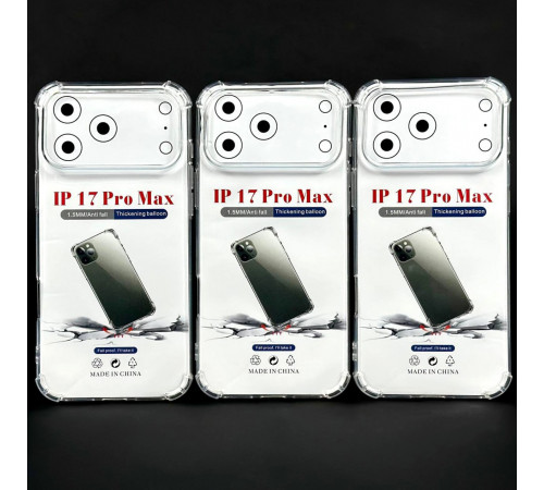 Силікон щільний протиударний iPhone 17 Pro Max