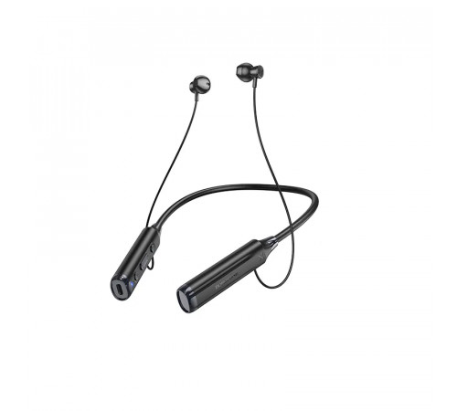 Бездротові спортивні навушники BOROFONE BE64 Perfect neckband BT earphones Black (6941991103704)