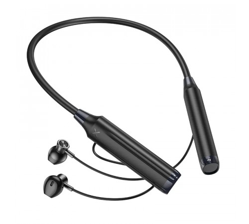 Бездротові спортивні навушники BOROFONE BE64 Perfect neckband BT earphones Black (6941991103704)