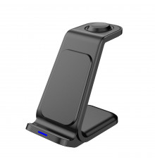 Бездротовий мультизарядний пристрій NN Z-23  3-in-1  black (NNZ23)