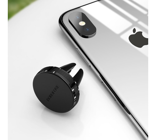 Автотримач для телефона BOROFONE BH8 Air outlet magnetic in-car holder Black (6931474702005)