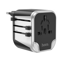 УЗП HOCO AC5 Level dual port universal conversion charger Black (6931474778284)