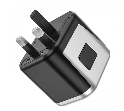 УЗП HOCO AC5 Level dual port universal conversion charger Black (6931474778284)
