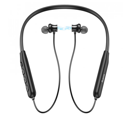Бездротові спортивні навушники HOCO ES64 Easy Sound sports BT earphones Black (6931474784469)