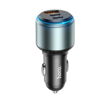 Автомобільний зарядний пристрій HOCO NZ9 Galloper 95W three-port(2C1A) car charger Black (6931474795113)