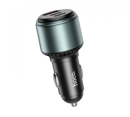 Автомобільний зарядний пристрій HOCO NZ9 Galloper 95W three-port(2C1A) car charger Black (6931474795113)