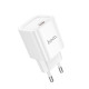 Мережевий зарядний пристрій HOCO C146A Charm single port PD20W charger (EU) White (6942007630245)