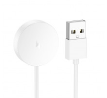 Бездротовий зарядний пристрій для смарт-годинника HOCO Y29/Y42 Ultra/Y43 AMOLED Smart sports watch charging cable White (6942007648530)