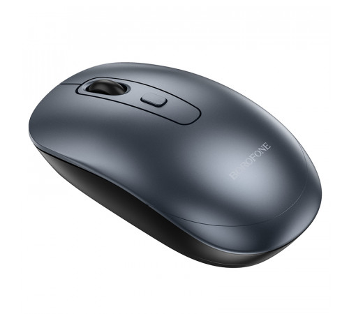 Маніпулятор миша BOROFONE BG13 Winner 2.4G business wireless mouse Black Metal Gray (6941991109997)