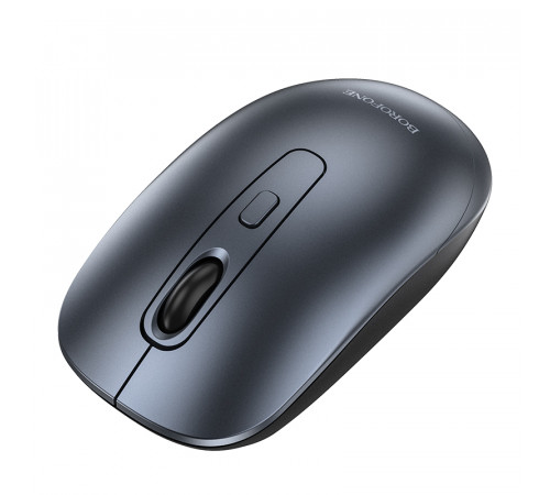 Маніпулятор миша BOROFONE BG13 Winner 2.4G business wireless mouse Black Metal Gray (6941991109997)