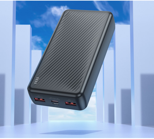 Зовнішній акумулятор BOROFONE BJ56A Graceful 22.5W+PD20W fully compatible power bank (20000mAh) Black (6941991111822)