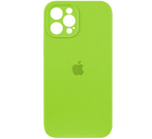 Чохол для смартфона Silicone Full Case AA Camera Protect for Apple iPhone 12 Pro Max 24,Shiny Green (FullAAi12PM-24)