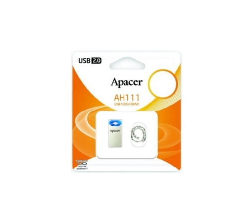 Флеш-накопичувач Apacer USB 2.0 AH111 64GB Blue (AP64GAH111U-1)
