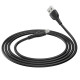 Кабель BOROFONE BX51 USB to iP 2.4A,1m, PVC, PVC connectors, Black (6931474743893)