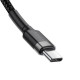 Кабель Baseus Cafule PD2.0 60W flash charging USB Type-C-Type-C (20V 3A)1M Grey+Black (CATKLF-GG1)