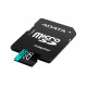 Карта пам'яті microSDXC (UHS-1 U3) A-DATA Premier Pro 256Gb Class 10 V30S A2 (R-100Mb/s W85Mb/s) (adapter SD) (AUSDX256GUI3V30SA2-RA1)