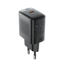Мережевий зарядний пристрій ACEFAST A104 PD25W GaN single USB-C charger Black (6974316283355)