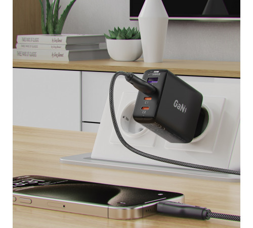 Кабель ACEFAST C8-04 USB-A to USB-C charging data cable 1.2 м Black (6974316282693)