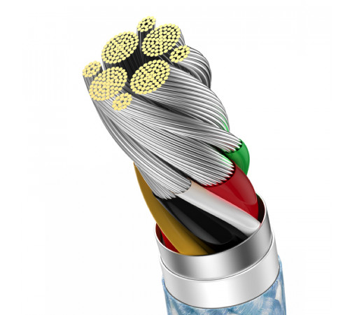 Кабель Baseus Dynamic Series Fast Charging Data Cable USB to Type-C 100W 1m Blue (CALD000603)