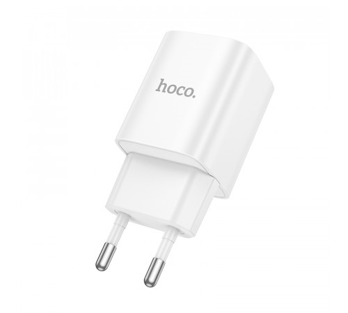Мережевий зарядний пристрій HOCO C149A Charm PD30W+QC3.0 charger (EU) White (6942007630337)