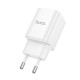 Мережевий зарядний пристрій HOCO C149A Charm PD30W+QC3.0 charger (EU) White (6942007630337)