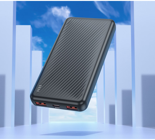 Зовнішній акумулятор BOROFONE BJ56 Graceful 22.5W+PD20W fully compatible power bank (10000mAh) Black (6941991111808)