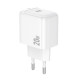 Мережевий зарядний пристрій BOROFONE BAS43A Potential single-port PD20W charger(EU) White (6941991113819)