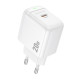 Мережевий зарядний пристрій BOROFONE BAS43A Potential single-port PD20W charger(EU) White (6941991113819)