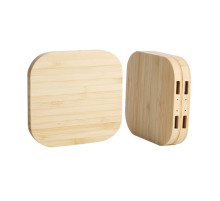 Бездротовий зарядний пристрій NN Q-8 15W wooden (NNQ8)