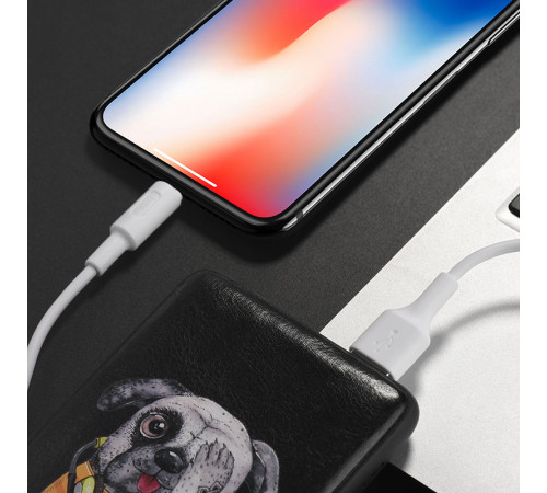 Кабель HOCO X25 USB to iP 2A, 1m, PVC, PVC connectors, White (6957531080114)