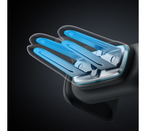 Автотримач для телефона Baseus Steel Cannon 2 Air Outlet Car Mount Black (SUGP000001)