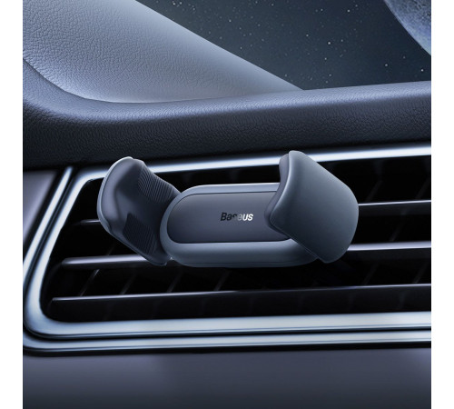Автотримач для телефона Baseus Steel Cannon 2 Air Outlet Car Mount Black (SUGP000001)