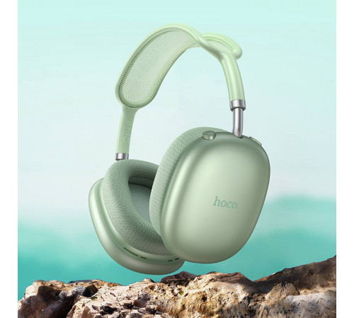 Бездротові накладні навушники HOCO W55 Pleasing BT headphones Green (6942007632706)