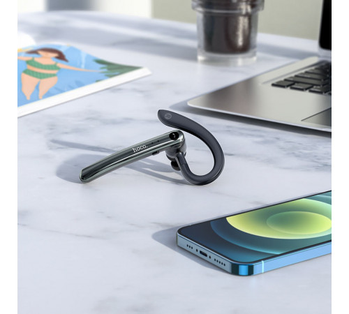 Bluetooth гарнітура HOCO S19 Heartful ENC noise cancelling BT headphones Metal Gray (6931474752918)