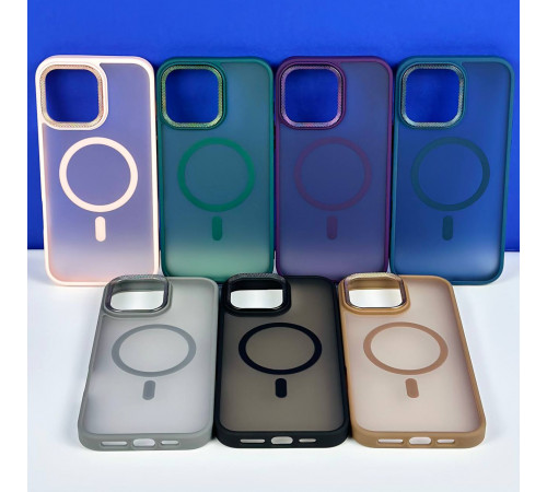 Накладка Matte Corrugated Camera Magnetic РОЗПРОДАЖ iPhone 16 Pro Max