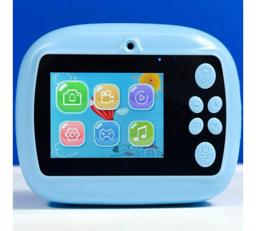 Дитяча фотокамера Звірятки AM300 із функцією друку та з фронтальною камерою