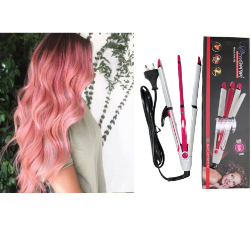 2921 GM Gemei Плойка 3 в1 *(40)