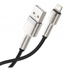 Кабель Baseus Cafule Series Metal Data Cable USB to IP 2.4A 2m Black (CALJK-B01)